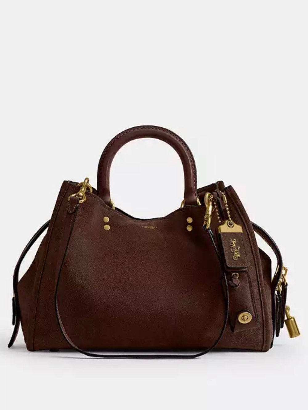 Coach Rogue 31 Brown Suede / Leather